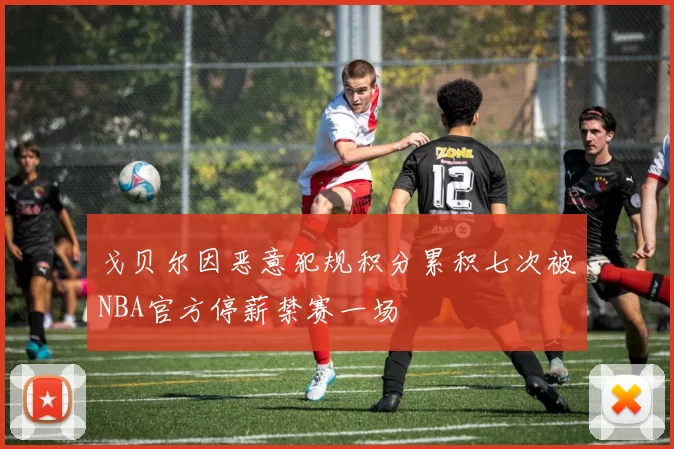 戈贝尔因恶意犯规积分累积七次被NBA官方停薪禁赛一场