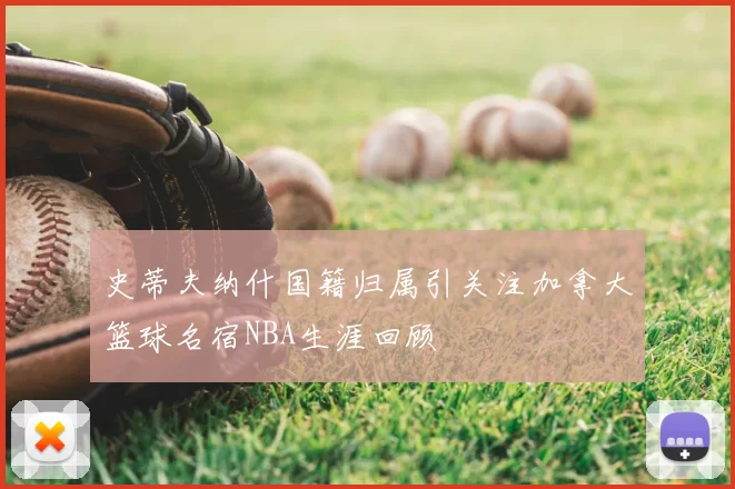 史蒂夫纳什国籍归属引关注加拿大篮球名宿NBA生涯回顾